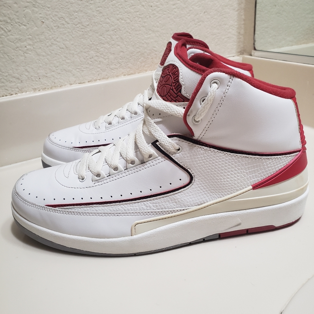 Nike air jordan 2 varsity red/chicago